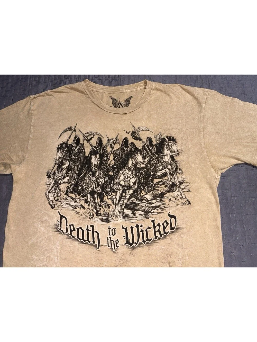 Death To The Wicked AOP Apprime Courage Above All Men’s 1XL Made in USA